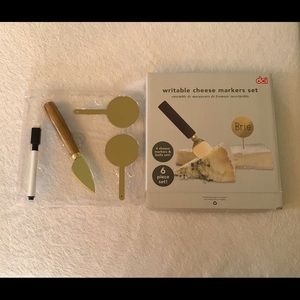 New never used cheese marker set.
